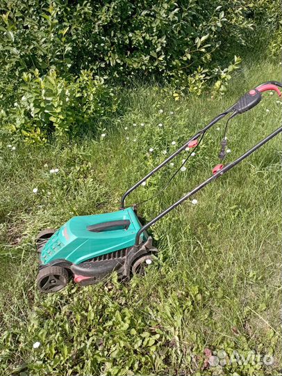 Газонокосилка электрическая bosch