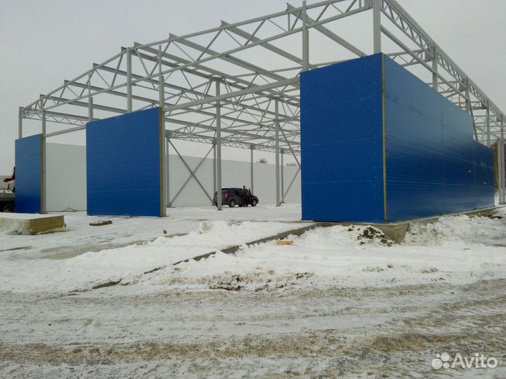 Сэндвич-панели для автомоек, холодильных, складов