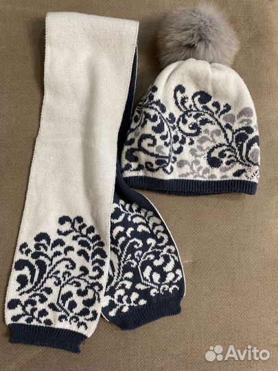 Комплект шапка, шарф