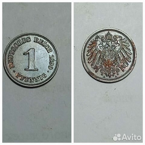 Монеты Германская Империя 1пф
