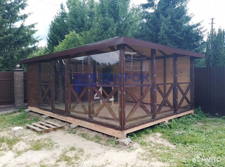 Мягкое стекло для беседок