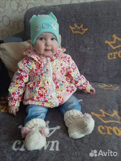 Шапка на девочку осенняя-зимняя