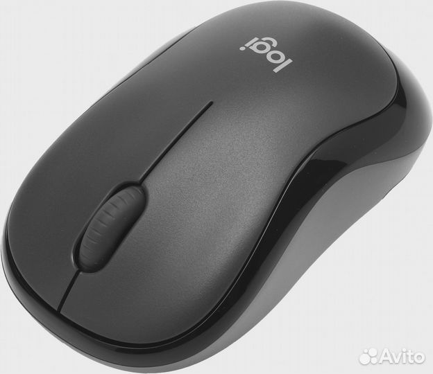 Мышь Logitech Silent M221 черный оптическая 1000dpi silent беспров. USB 2but (910-006510/910-004882)