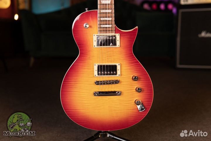 Harley Benton SC-Custom II Honey Burst Flame