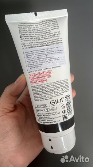 Gigi acnon мыло для губокого очищения новый