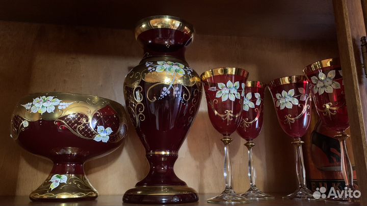 Набор посуды богемия