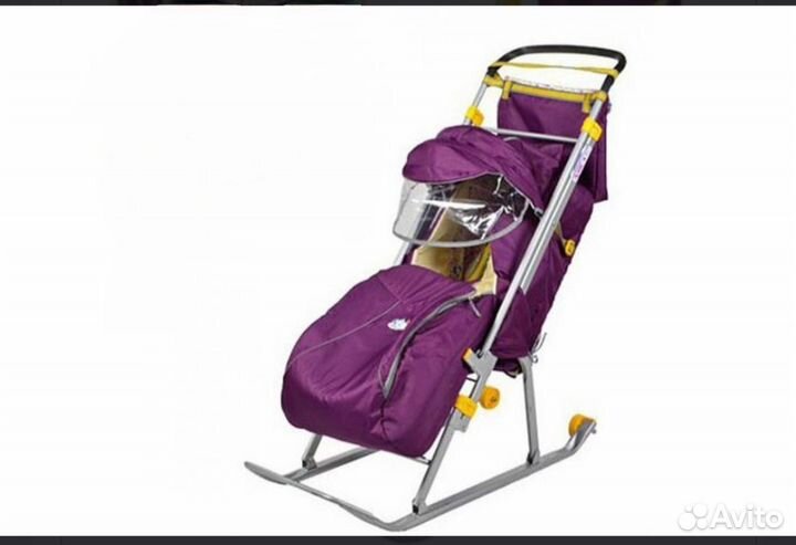 Санки коляска ника 4