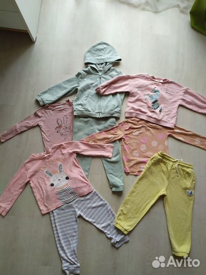 Брендовые вещи пакетом девочке 3-4 лет