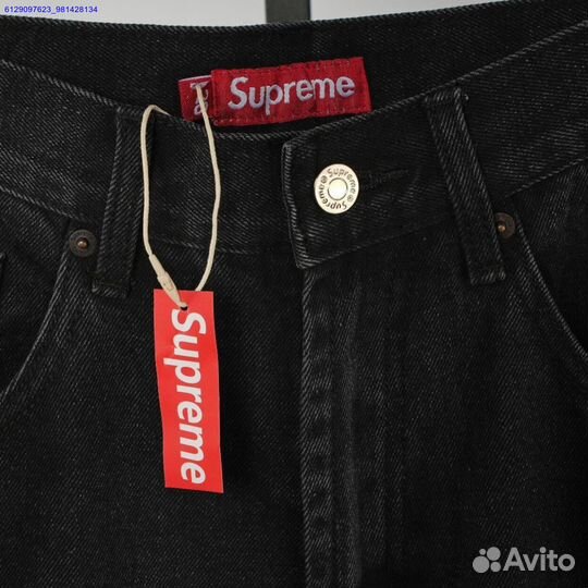 Джинсовые шорты Supreme (Арт.94334)