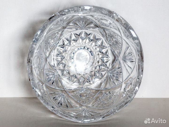 Вазочка конфетница салатница хрустальная СССР