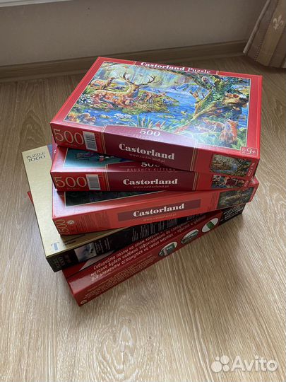 Пазлы и коврик