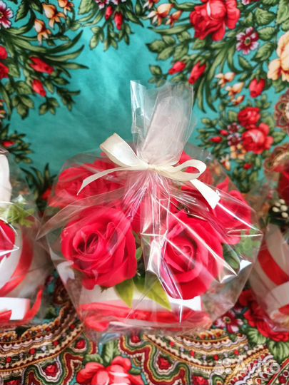 Мыльные розы букеты