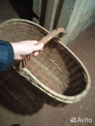 Корзина плетеная бу