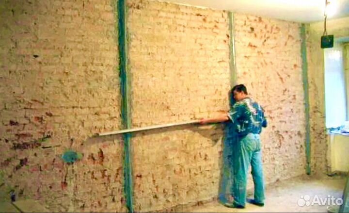 Шпаклевка, Ручная и механизированая штукатурка