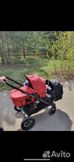Baby jogger city select коляска для двойни