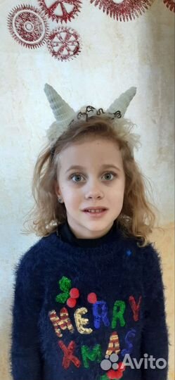 Ободок козлика с рожками