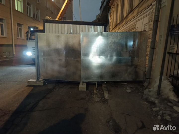 Забор временный в Протвино