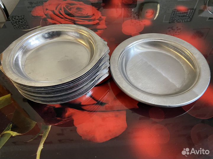 Тарелки из нержавейки СССР