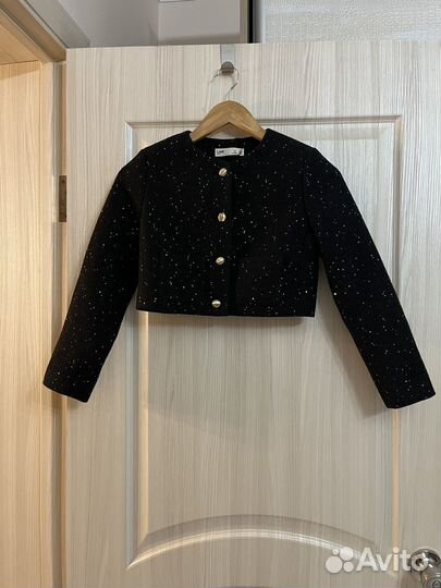 Жакет твидовый на девочку Lime