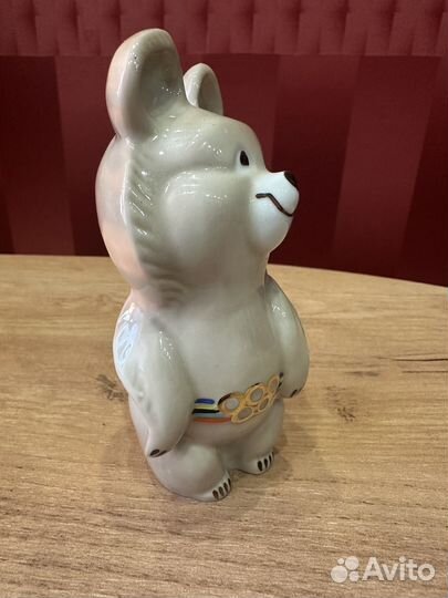 Фарфоровая фигурка Олимпийский мишка Довбыш СССР