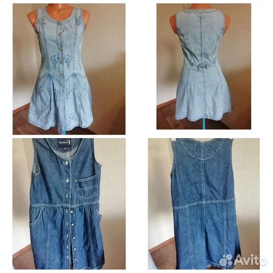 Джинсовые вещи топ, куртка, юбка, сарафан девочкам