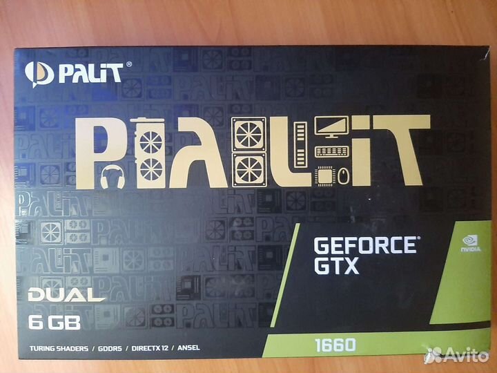 Видеокарта Palit GeForce GTX 1660 Dual 6GB