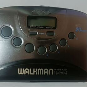 Кассетный плеер sony walkman wm-fx251