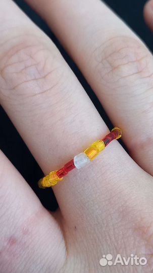 Кольцо из бисера