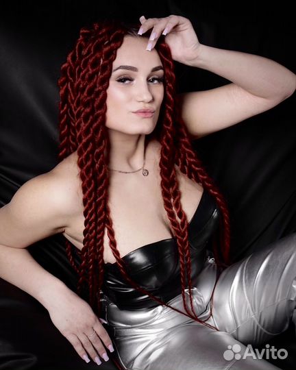 Афрокудри,боксерские косы, афрохвост