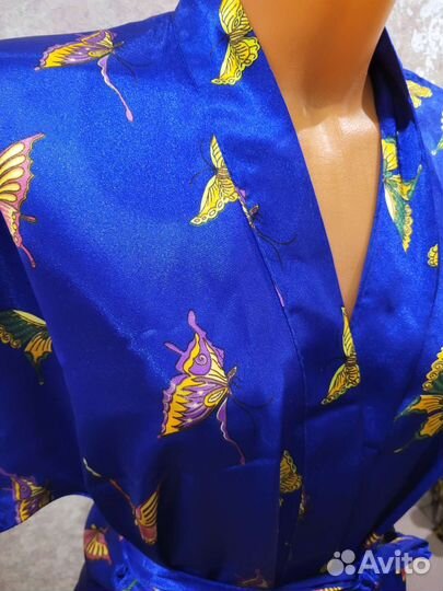 Халат женский шёлковый р-р 44-48