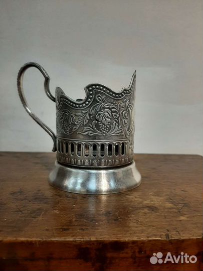 Подстаканник мельхиоровый СССР