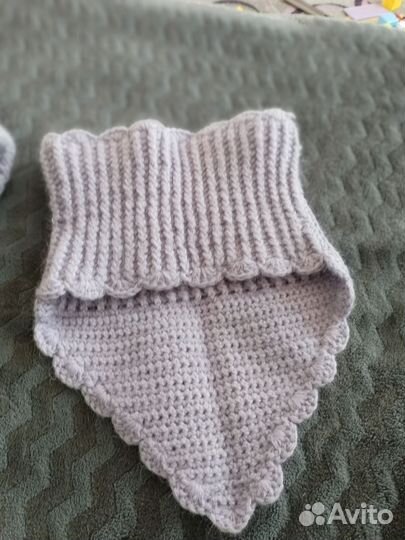 Шапка вязанная зимняя