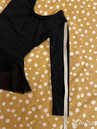 Купальник гимнастический чёрный Grishko 116 122