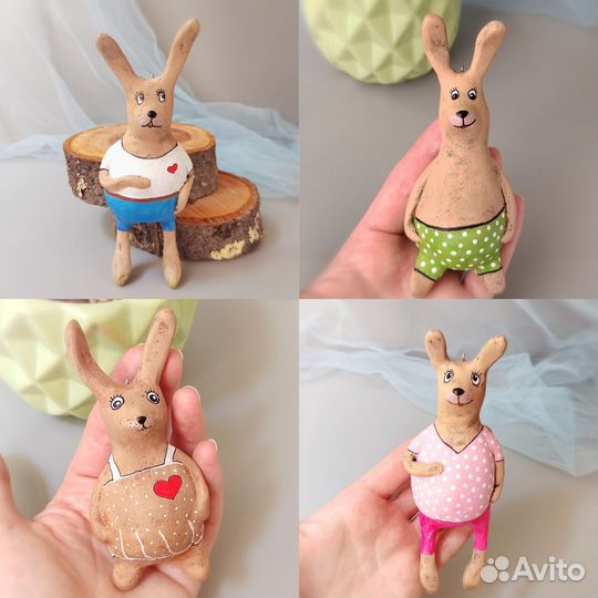 Елочная игрушка Кролик