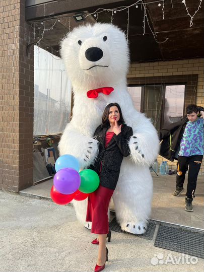 Белый Мишка, Чебураш, Панда, Зайка аниматор