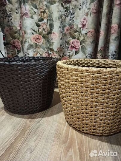 Корзина плетеная из ротанга