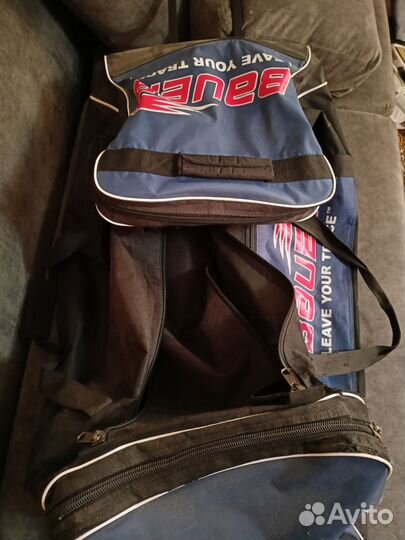 Хоккейная сумка бауэр на колесах