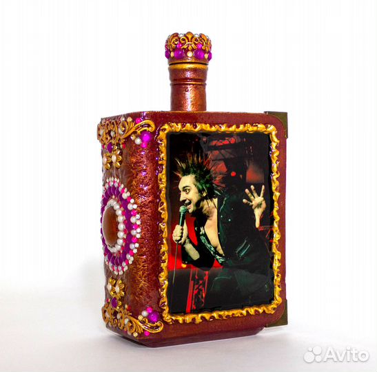 Бутылка-книга\подарок. Король и Шут, Горшок, Князь