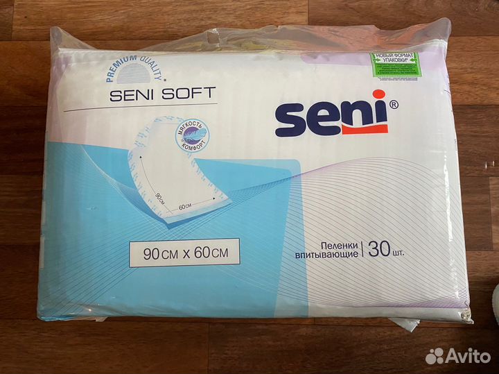 Seni Пеленки одноразовые 60х90 30 штук