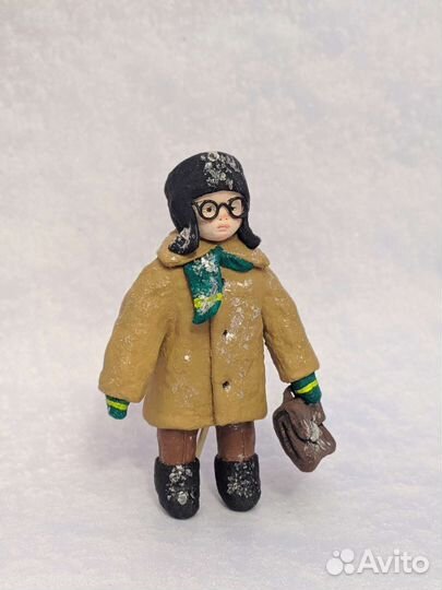 Ватная ёлочная игрушка