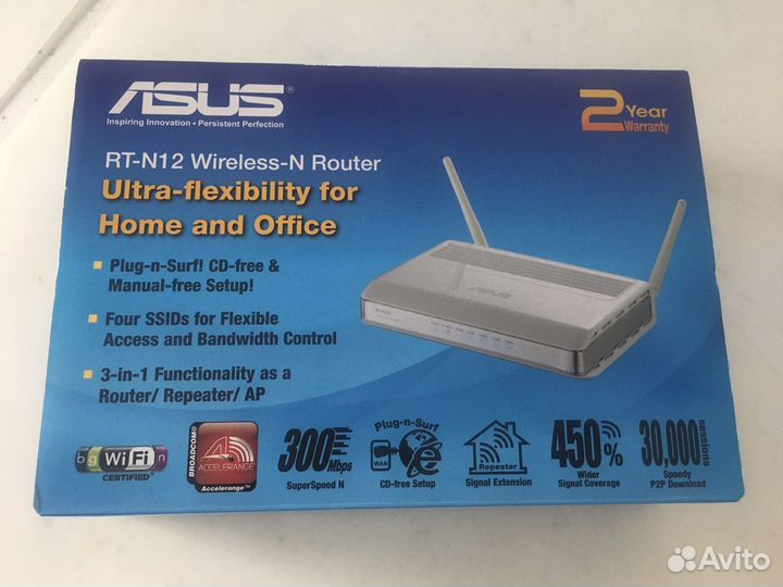 Wifi роутер Asus RT-N12