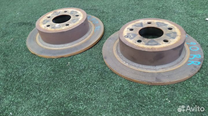 Диск тормозной пара задний Nissan Dualis KJ10