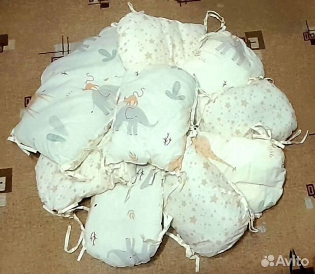 Новые бортики в кроватку