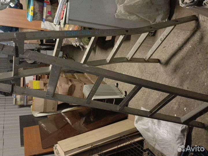 Лестница стремянка алюминиевая бу