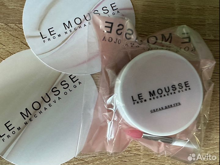 Le mousse скраб для губ новый