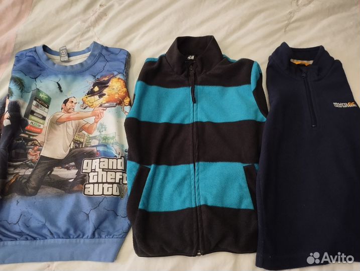 Пакет одежды на мальчика 104 110 122