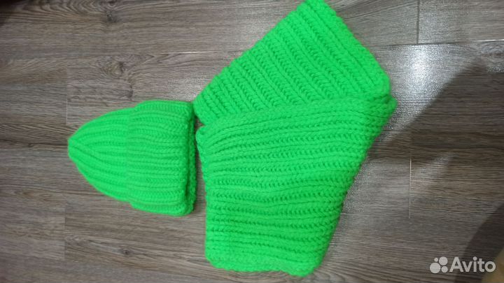 Шапка зимняя женская со снудом