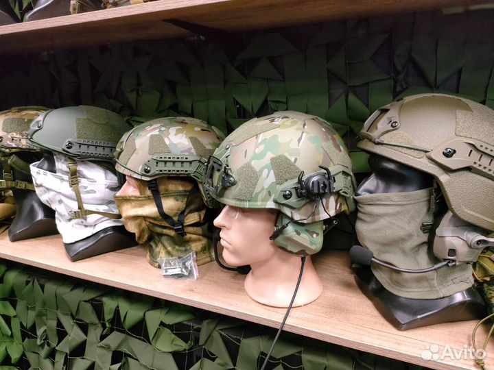 Кевларовый тактический шлем