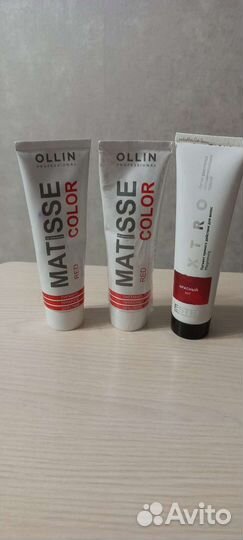 Красный пигмент для волос ollin и estel