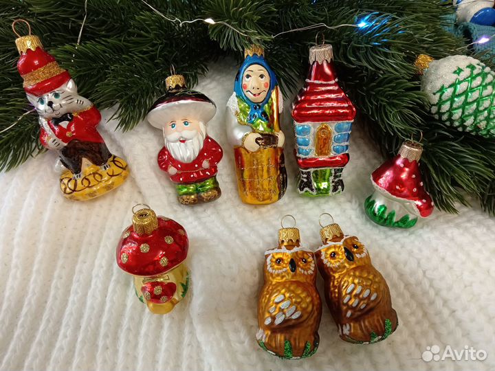 Елочные игрушки Стекло